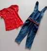 Picture of MDL00211 :: Size:5-6 Years :: Girls Dungarees