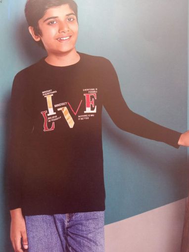 Picture of MDL00614 :: Size:8-9 Years :: Boys Full Sleave T Shirt