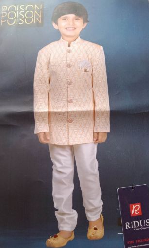 Picture of MDL01364 :: Size:11-12 Years :: Boys Party Wear-Sherwani and Dhoti Sets