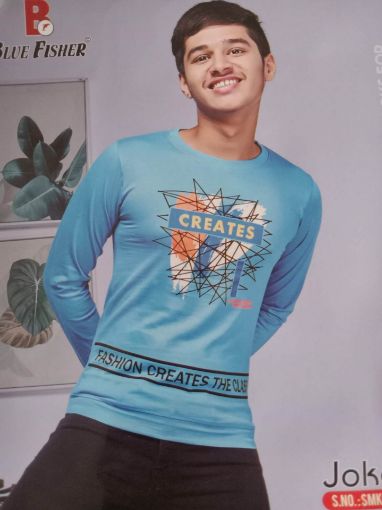 Picture of MDL01556 :: Size:5-6 Years :: Boys Full Sleave T Shirt