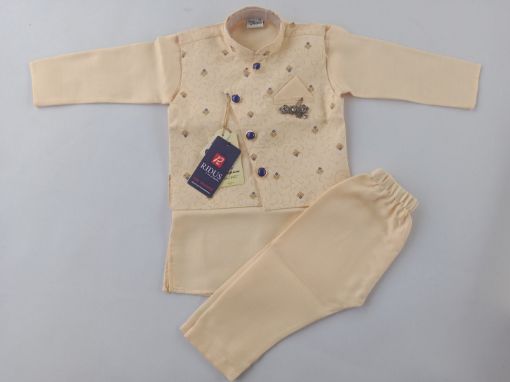 Picture of MDL01717 :: Size:8-9 Years :: Boys Party Wear-Sherwani and Dhoti Sets