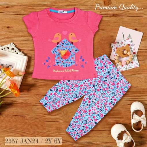 Picture of MDL02106 :: Size:9-12 Months :: Girls Night Suit