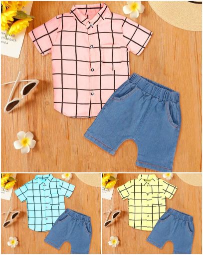 Picture of MDL02127 :: Size:12-18 Months :: Boys-Top & Bottom Set
