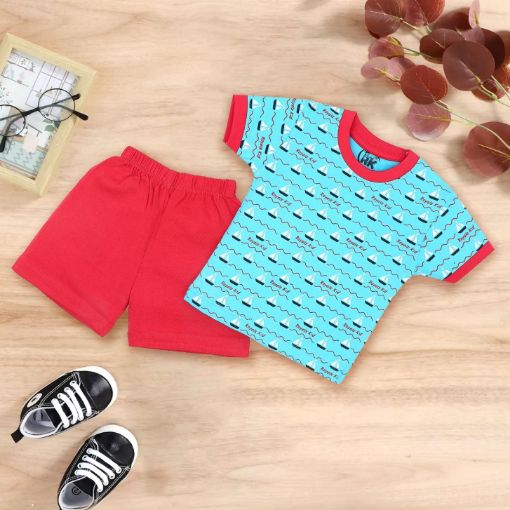 Picture of MDL02128 :: Size:6-9 Months :: Boys-Top & Bottom Set