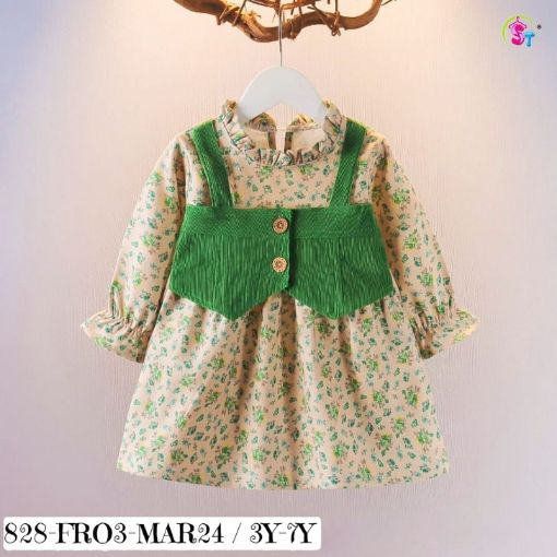 Picture of MDL02163 :: Size:4-5 Years :: Casual Frocks