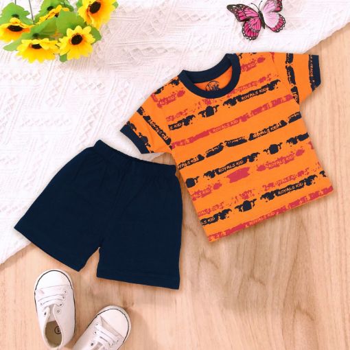 Picture of MDL02130 :: Size:9-12 Months :: Boys-Top & Bottom Set