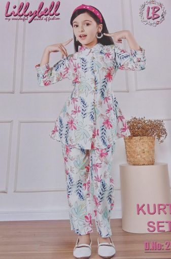 Picture of MDL02301 :: Size:7-8 Years :: Girls Top And Pant Set