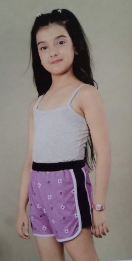 Picture of MDL02380 :: Size:3-4 Years :: Girls Casual Shorts and 3/4th
