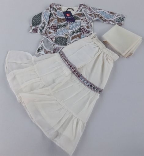 Picture of MDL02698 :: Size:3-4 Years :: Girls Top And Palazo Set