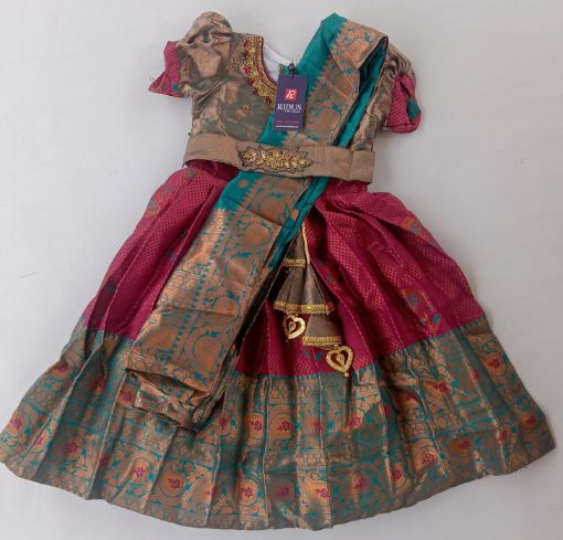 Picture of MDL02836 :: Size:3-4 Years :: Girls Traditional wear