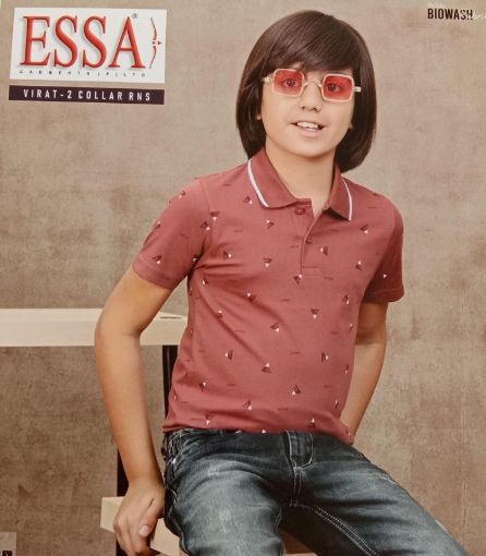 Picture of MDL02839 :: Size:7-8 Years :: Boys T-Shirt (With Collar)