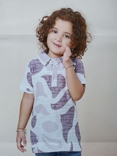Picture of MDL03065 :: Size:6-7 Years :: Boys T-Shirt (With Collar)