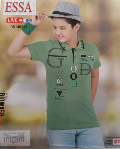 Picture of MDL03075 :: Size:18-24 Months :: Boys T-Shirt (With Collar)