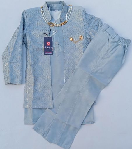 Picture of MDL03148 :: Size:7-8 Years :: Boys Party Wear-Sherwani and Dhoti Sets