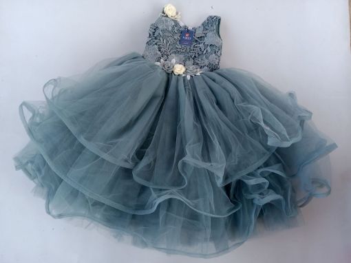 Picture of MDL03309 :: Size:3-4 Years :: Designer Frocks