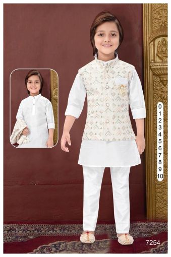Picture of MDL03409 :: Size:12-18 Months :: Boys Party Wear-Sherwani and Dhoti Sets