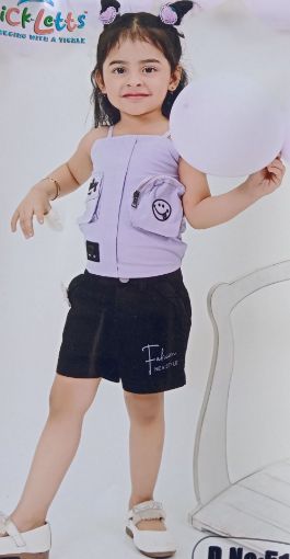 Picture of MDL03411 :: Size:9-12 Months :: Girls Top And Shorts Set