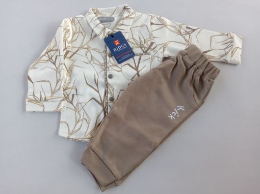 Picture of MDL03796 :: Size:18-24 Months :: Boys Full Sleave T Shirt and Pants Set