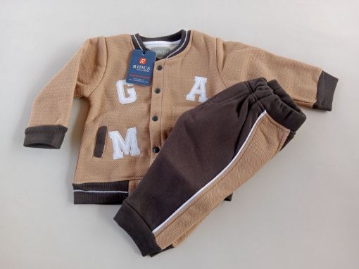 Picture of MDL03800 :: Size:12-18 Months :: Boys Full Sleave T Shirt and Pants Set