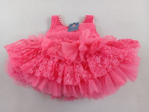 Picture of MDL03841 :: Size:3-6 Months :: Designer Frocks
