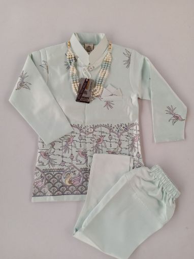 Picture of MDL03920 :: Size:4-5 Years :: Boys Party Wear-Sherwani and Dhoti Sets